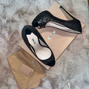 Miu Miu platform heels